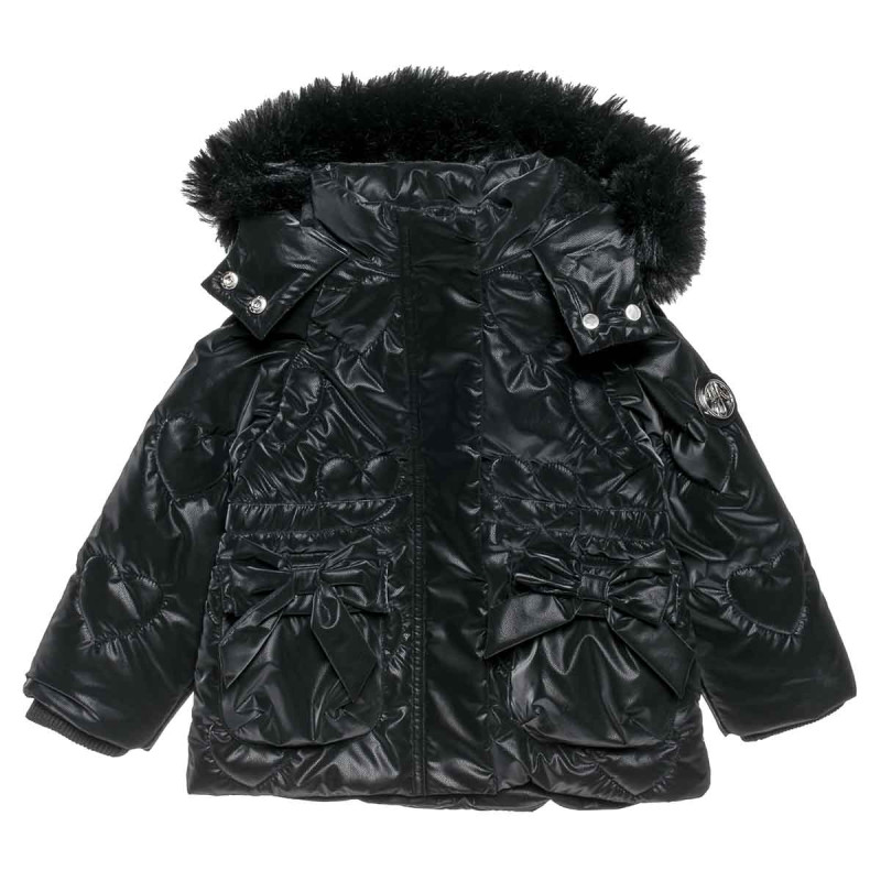 Jacket quilted with hearts (18 months-5 years)