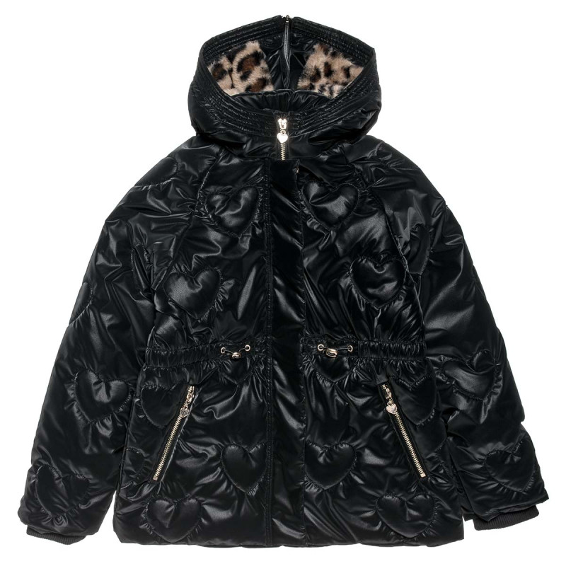 Jacket with feux fur (6-16 years)