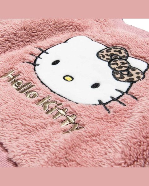 Long sleeve Hello Kitty top with fluffy texture (18 months-8 years)
