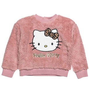 Long sleeve Hello Kitty top with fluffy texture (18 months-8 years)