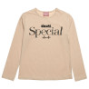 Long sleeve top with sequins and embossed elements (6-16 years)