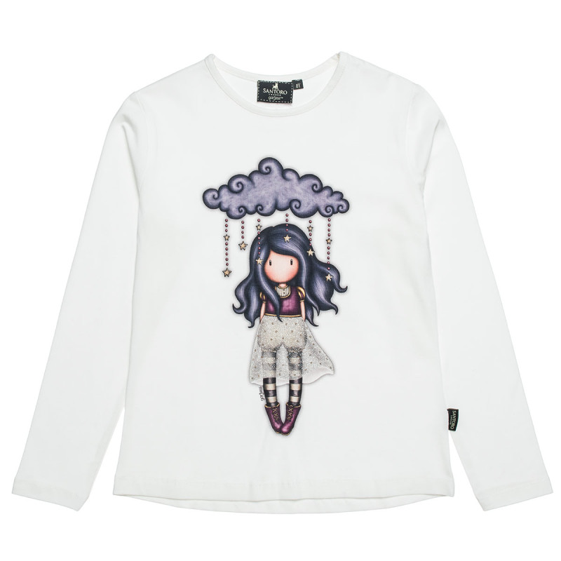 Long sleeve top Santoro with glitter details (6-14 years)