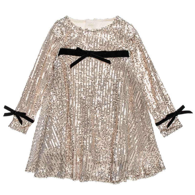 Dress with sequins (18 months-5 years)