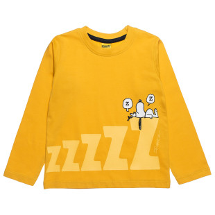 Long sleeve top Snoopy with embossed elements (12 months-6 years)