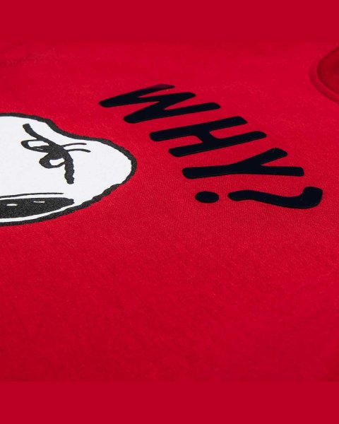 Long sleeve top Snoopy with embossed letters (18 months-8 years)
