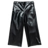 Pants from eco leather with buttons (6-16 years)