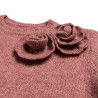Sweater with applique flowers (6-14 years)