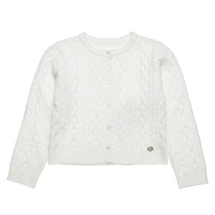 Knitted cardigan with buttons (6-14 years)