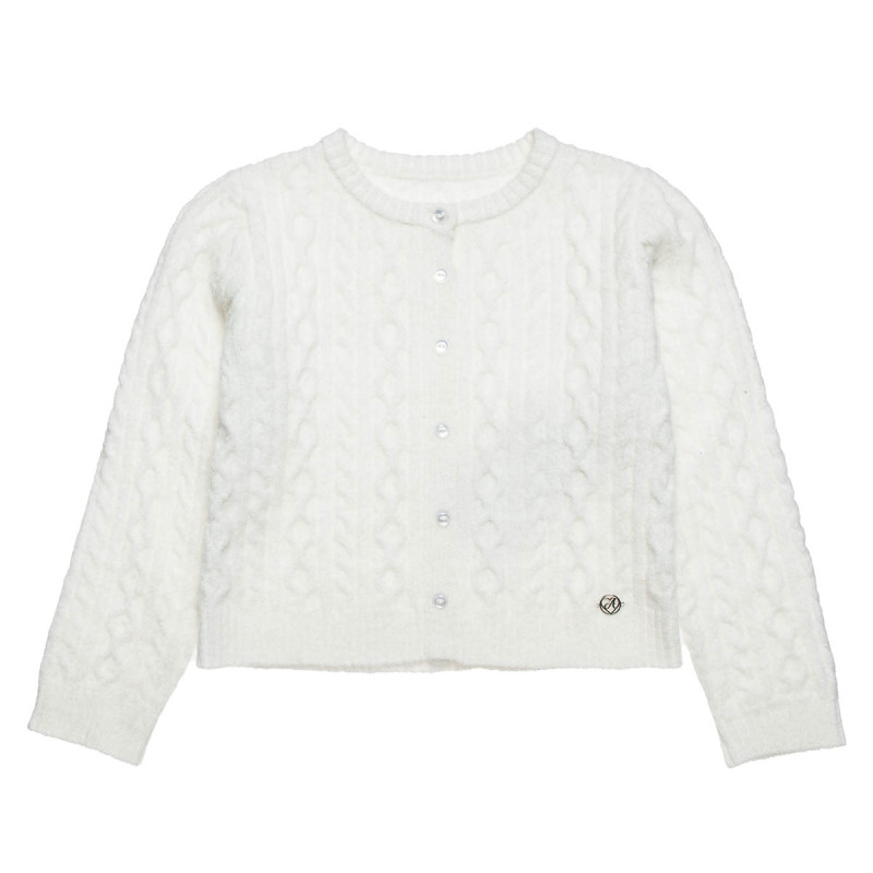 Knitted cardigan with buttons (6-14 years)