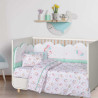3-piece unicorn sheet set (sheets 130x170, pillowcase)