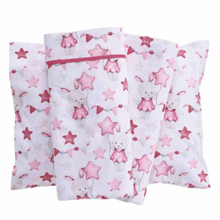 3-piece stars sheet set (sheets 130x170, pillowcase)
