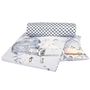 3-piece Greenwich Polo Club sheet set (sheets 130x170, pillowcase)