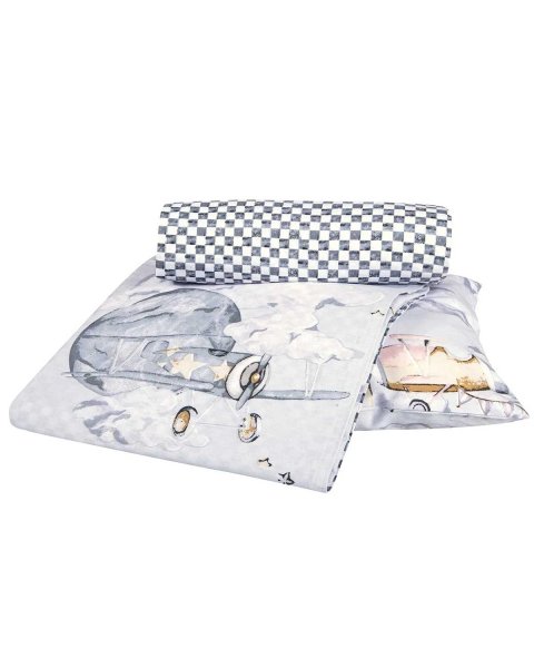 3-piece Greenwich Polo Club sheet set (sheets 130x170, pillowcase)