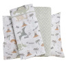3-piece dinosaur sheet set (sheets 130x170, pillowcase)