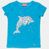 Top with embroidery with sequins, pearls and mini purse (18 months-5 years)