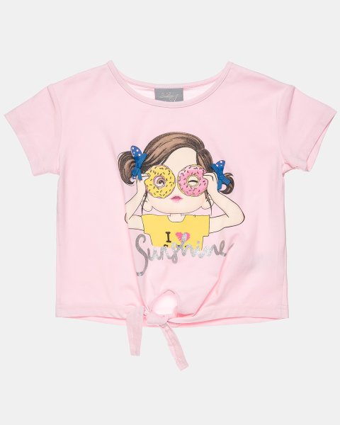 Top cropped with decorative bows (12 months-5 years)
