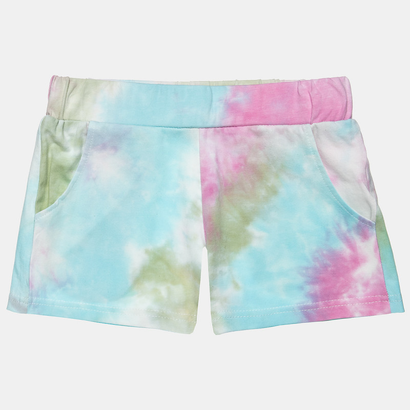 Σορτς tie dye με τσέπες (6-16 ετών)