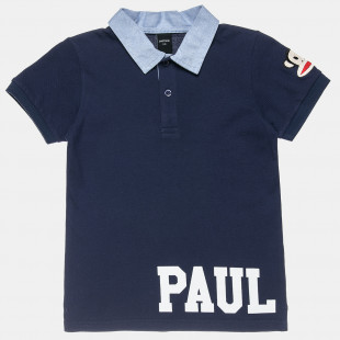 Μπλούζα Paul Frank πικέ πόλο με κέντημα και τύπωμα (6-16 ετών)