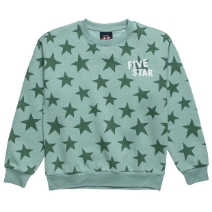 Top cotton fleece blend Five Star with stars pattern (6-14 years)
