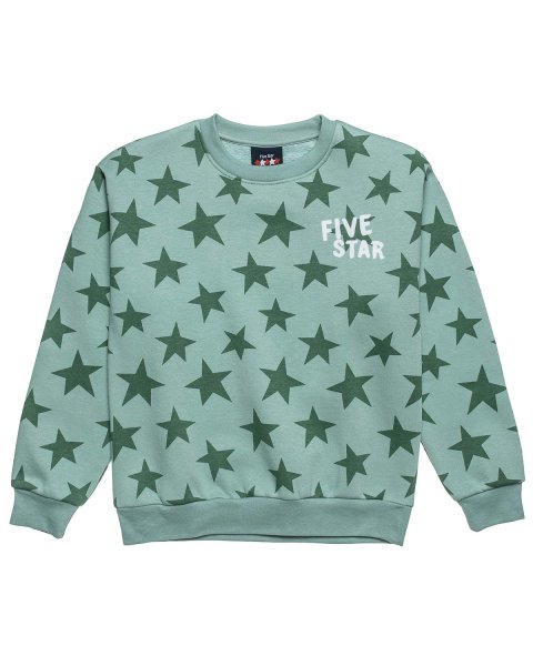 Top cotton fleece blend Five Star with stars pattern (6-14 years)