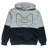 Top cotton fleece blend with embossed design (6-14 years)