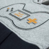 Top cotton fleece blend with embossed design (6-14 years)