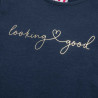 Long sleeve top with metallic print (6-14 years)