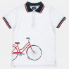 Pique polo shirt with print (12 months-5 years)