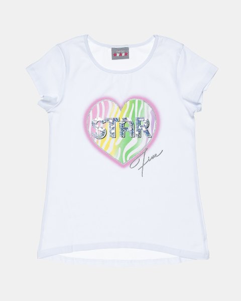 Top Five Star with flippy sequin and glitter detail (6-16 years)