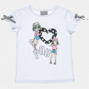 Top with glitter detail print (6-16 years)