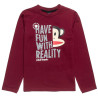 Long sleeve top Paul Frank with embossed design (6-14 years)