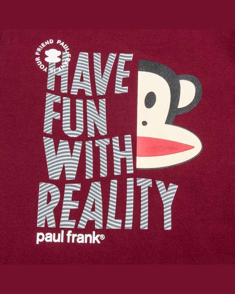 Long sleeve top Paul Frank with embossed design (6-14 years)