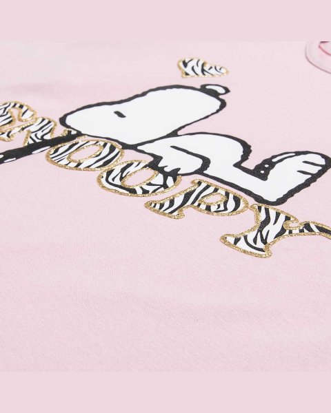 Long sleeve top Snoopy with glitter details (6-14 years)