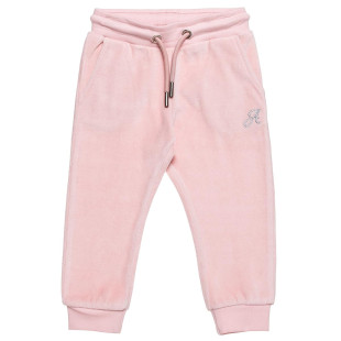 Joggers velour with embroidery (12 months-5 years)