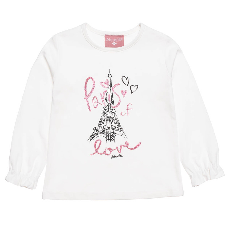Long sleeve top with glitter details (12 months-5 years)