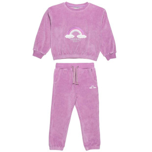 Tracksuit velour with fluffy details (12 months-5 years)