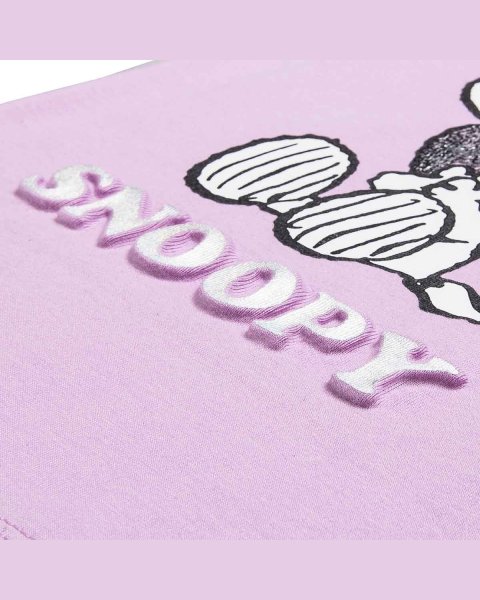 Μπλούζα Snoopy με παγιέτες και ανάγλυφα στοιχεία (12 μηνών-5 ετών)