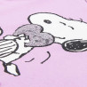 Long sleeve top Snoopy with sequins and embossed elements (12 months-5 years)