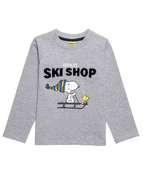 Long sleeve top Snoopy with embossed elements (18 months-8 years)