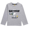 Long sleeve top Snoopy with embossed elements (18 months-8 years)
