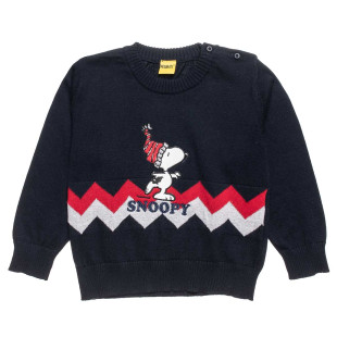 Πουλόβερ Snoopy με κέντημα (12 μηνών-8 ετών)