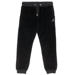 Joggers velour with embroidery (6-16 years)
