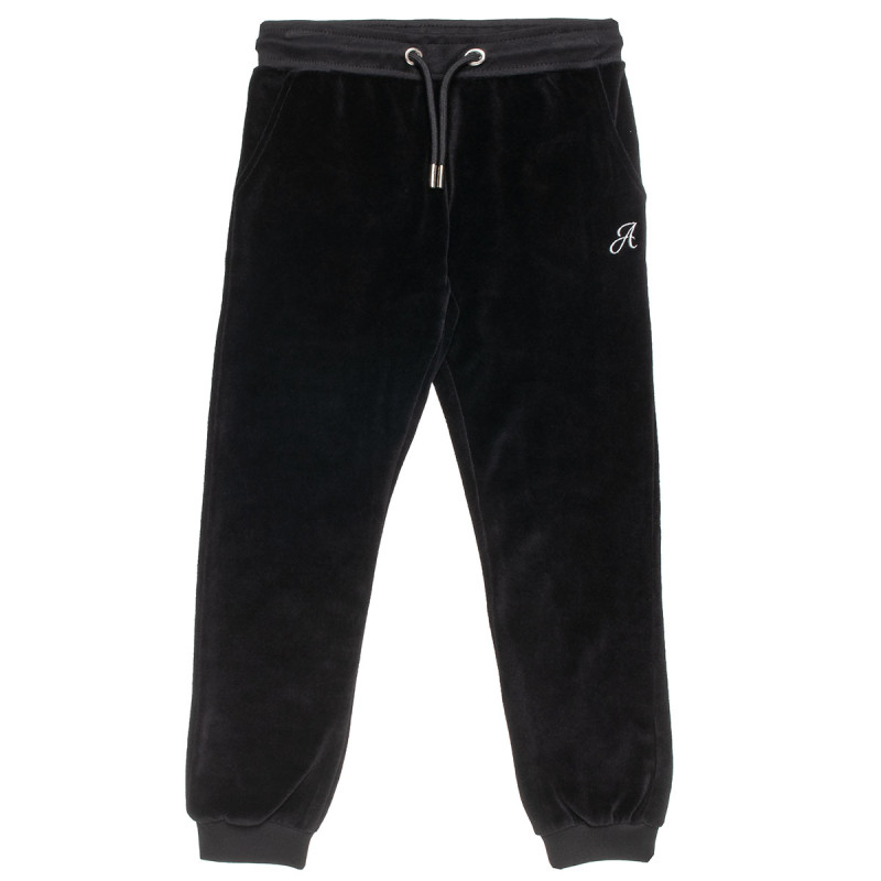 Joggers velour with embroidery (6-16 years)