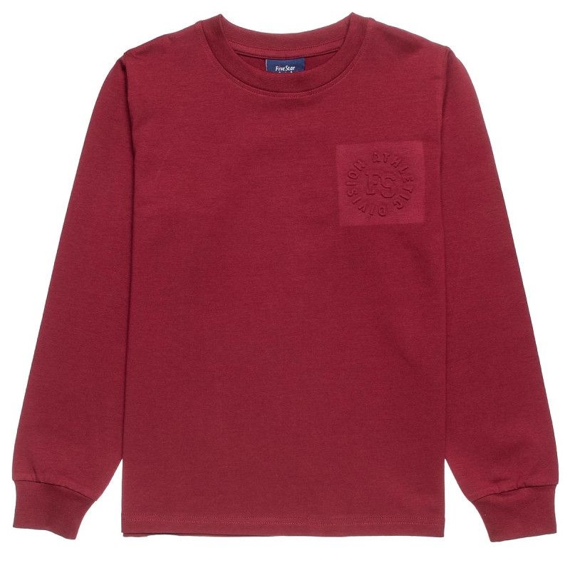 Long sleeve top Five Star with embossed design (6-14 years)