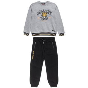 Tracksuit cotton fleece blend Moovers with embroidery (6-14 years)