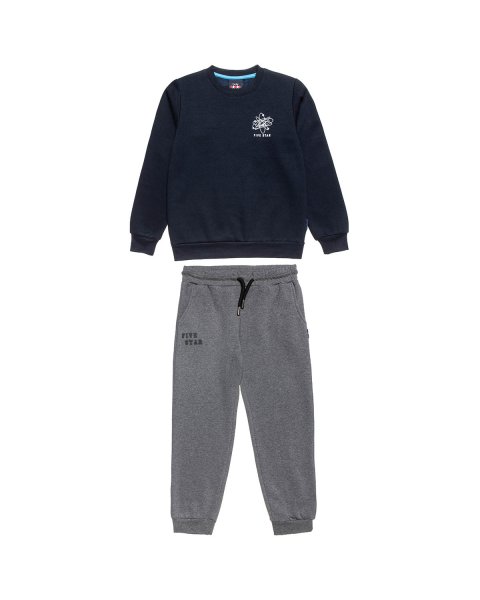 Tracksuit cotton fleece blend Five Star with print (6-16 years)