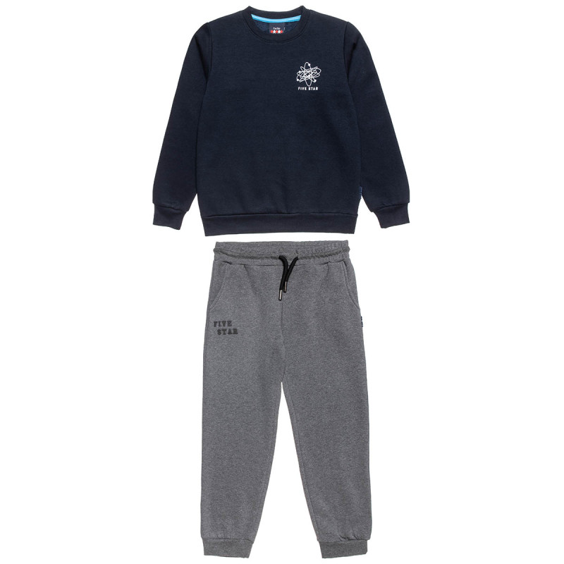 Tracksuit cotton fleece blend Five Star with print (6-16 years)