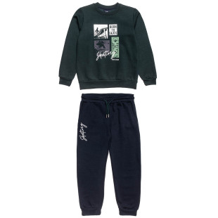 Tracksuit cotton fleece blend Five Star with foil details (6-16 years)