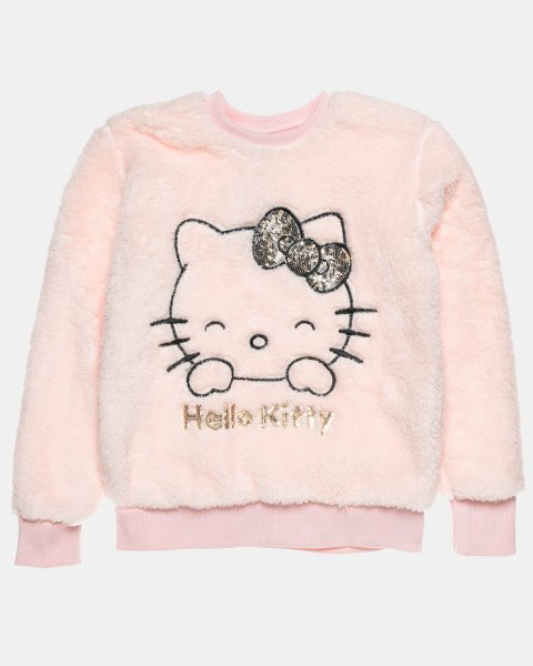Long sleeve top Hello Kitty cotton fleece blend (12 months-8 years)