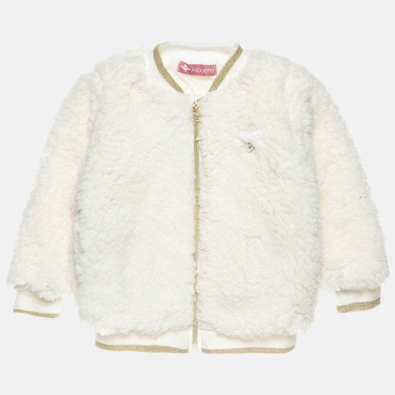 Cardigan with feux fur (12 months-5 years)